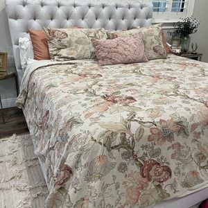 Potterybarn King Duvet & 2 Standard Shams